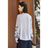 剩S/L 米思阳2026春季新款原创定位花设计长袖衬衫独特漂亮小衫上衣5357 商品缩略图2