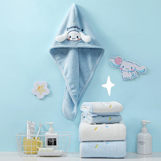 【珊瑚绒卡通萌趣套巾】浴巾浴袍玉桂狗浴巾吸水柔软女可穿可裹珊瑚绒毛巾吸水情侣款一对。ry 商品图1