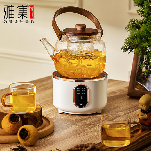 雅集电器直身电陶炉800W（迷你款-米白） 商品图9