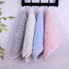 【珊瑚绒云朵格毛巾套装】家用云朵格绒毛巾套巾吸水浴巾干发帽珊瑚绒浴巾柔软吸水毛巾浴巾浴帽。ry 商品缩略图2