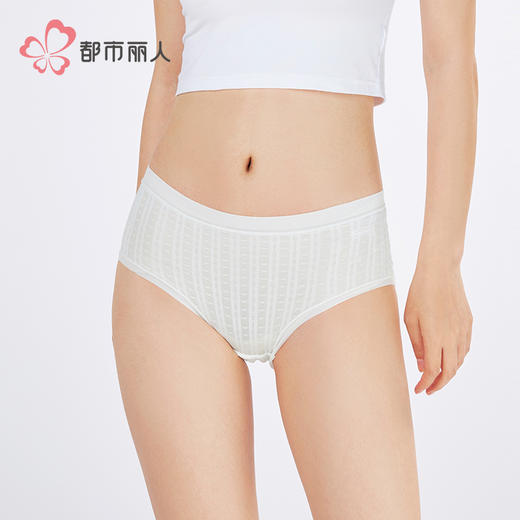 都市丽人生理裤系列锦提花生理裤三角裤LKH8A2 商品图1