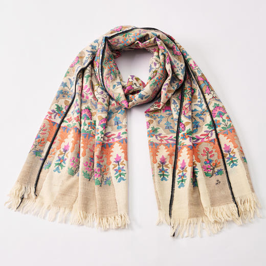 伽罗 JALO Kani（卡尼）克什米尔Pashmina羊绒围巾 商品图3