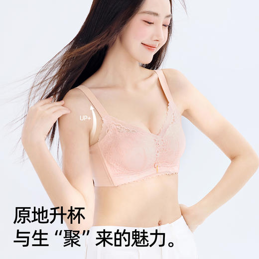 【多款可选】熳洁儿 性感蕾丝小胸聚拢文胸无钢圈舒适上托收副乳23261557/23261506/ 23261502 商品图5