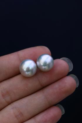 12mm-13mm澳白耳钉