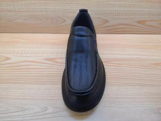 真皮牛皮商务休闲皮鞋豪行12357213厚底防滑舒适一脚蹬男鞋尺码 39.40.43 商品图2