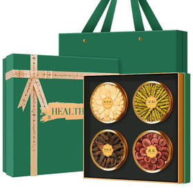 【分仓直发包邮】福东海四拼礼盒（绿色）155克/盒（羊肚菌40克+长石斛50克+西洋参斜片50克+鹿茸15克）