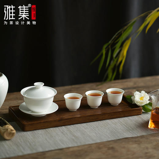 雅集茶具儒隐骨瓷品茶杯35ml（2个装） 商品图4