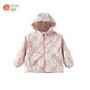 贝贝怡【防泼水防污】女童外套2025春夏薄款户外运动露营连帽夹克女ZB1ES048 商品缩略图5