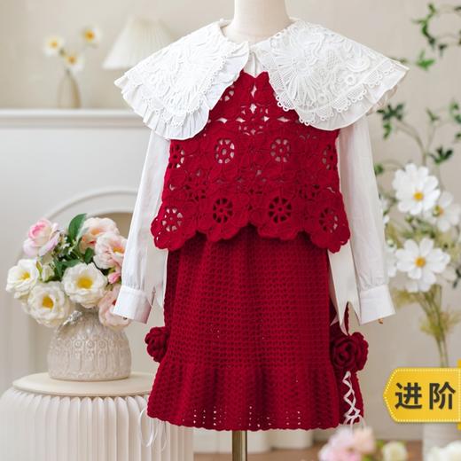 苏苏姐家花伴舞套装手工diy编织钩针上衣裙子套装毛线团材料包 商品图0