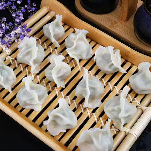 有机虾仁黄瓜水饺260g/袋(12只)*3 有机猪肉虾仁韭菜水饺260g/（12只）*3 商品图7