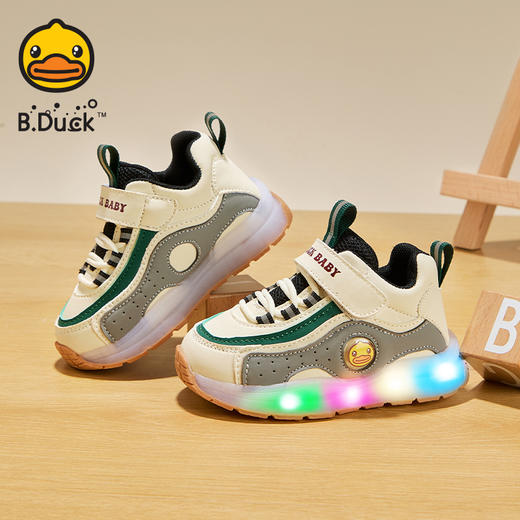 B.Duck小黄鸭童鞋春秋运动鞋18-25 BY3586930 商品图4