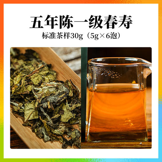 11月3日上午9点福鼎白茶【五年陈一级春寿】2019年标准干仓陈化正宗源头茶品鉴装30克 商品图1