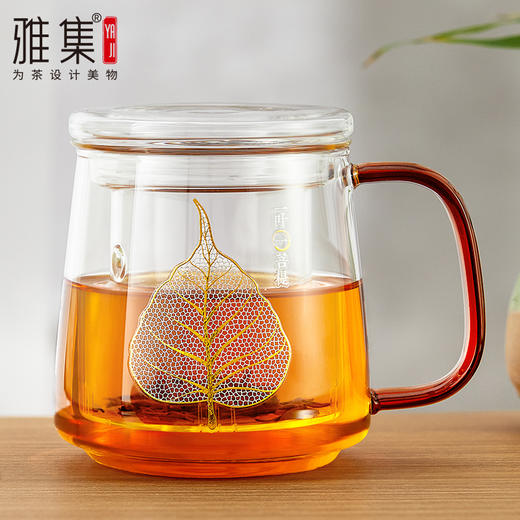 雅集玻璃杯一叶菩提杯500ml 商品图1