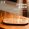雅集玻璃杯筑茗杯550ml（光面款-琥珀把） 商品缩略图8