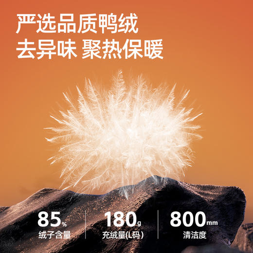 骆驼男装立领羽绒服男冬季新款加绒加厚保暖短款户外休闲外套 M14CR07703 商品图2