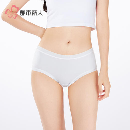 都市丽人木代尔系列高支莫代尔纤柔绵平角裤LKH5J4 商品图1