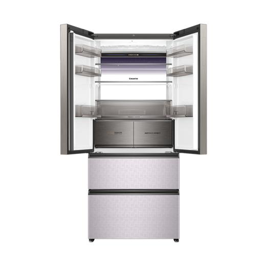 卡萨帝553升风冷变频法式四门冰箱BCD-553WGCFDA4SCU1(Pro) 氮氧智控保鲜 原创C标设计 零距离自由嵌入式 商品图1