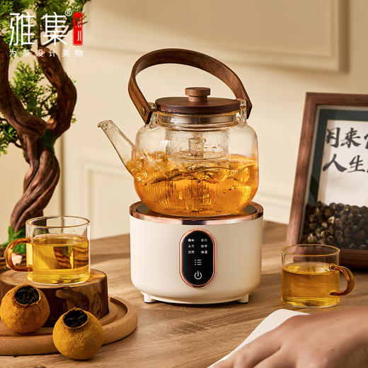 雅集电器直身电陶炉800W（迷你款-米白） 商品图1