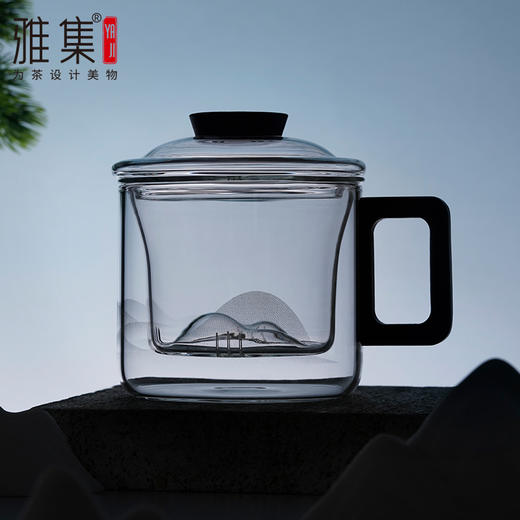 雅集玻璃杯青山杯550ml（烟灰） 商品图7