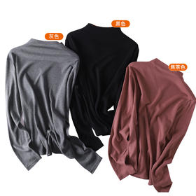 美奈川 半高领打底上衣保暖内搭羊毛内衣BN09110