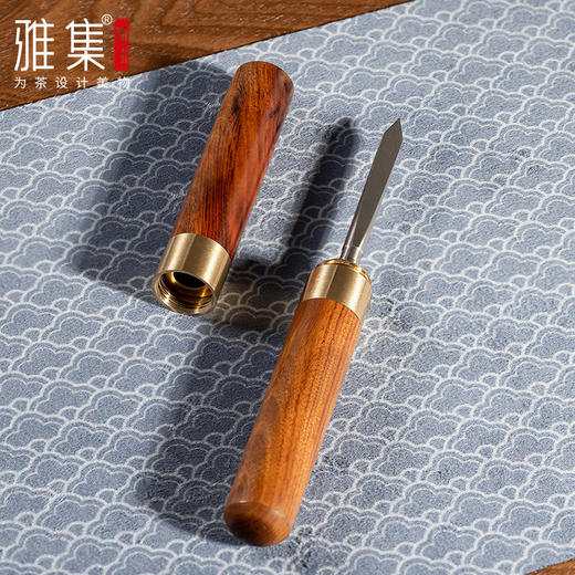 雅集茶具花梨茶刀（大号17*1.8cm） 商品图12