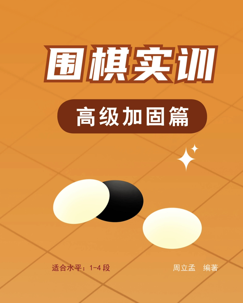 围棋实训高级加固篇（适合1级—3段）纸质围棋练习册，大16K。43页。现货