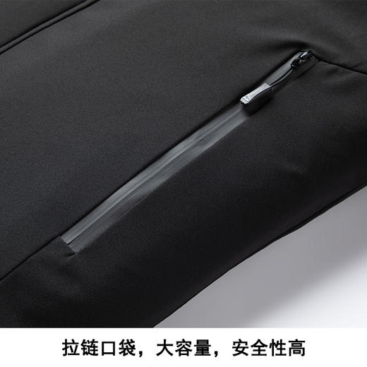 冬季石墨烯蓄热棉衣男中年可拆卸帽棉袄爸爸加绒保暖外套 商品图2