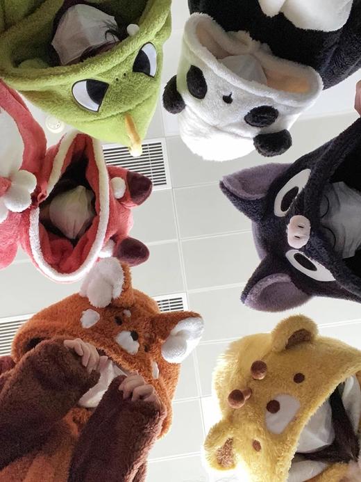 【冬季珊瑚绒睡衣】加厚加绒 冬天睡袍长款 学生闺蜜法兰绒浴袍 家居服  商品图4