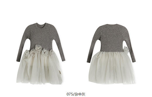 jnby  25年春款   长袖毛衫连衣裙  YP1G10040 商品图10