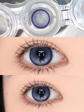 微混血紫瞳丨躲进银河·Bennycat丨14.2mm（半年抛/2片装）