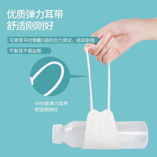 「50只！独立包装」鱼型kn95口罩3d立体挂耳式透气防尘成人独立包装黑白居家日用双色口罩 商品图1