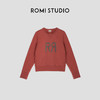 ROMI STUDIO“纽约美式" 高比例棉复古洗水印花圆领卫衣 23AWT921 商品缩略图2