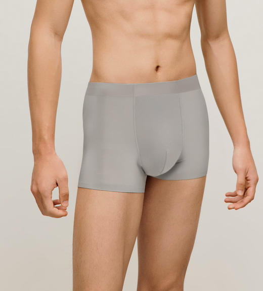 【断码特惠】官网399！三条装 80S莫代尔柔弹 一片式三条装平角裤男 U型囊袋大空间无痕内裤短裤 商品图3