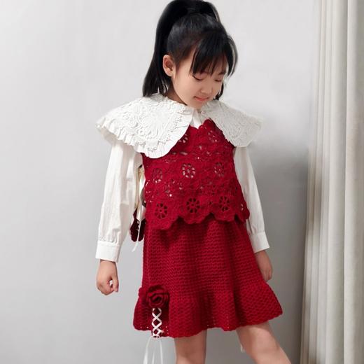 苏苏姐家花伴舞套装手工diy编织钩针上衣裙子套装毛线团材料包 商品图1