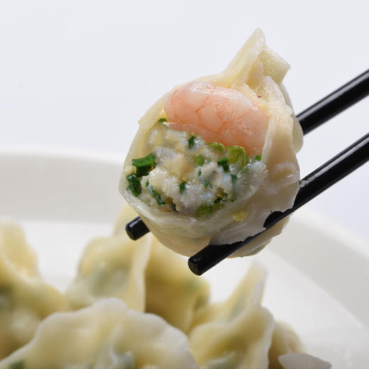 有机虾仁黄瓜水饺260g/袋(12只)*3 有机猪肉虾仁韭菜水饺260g/（12只）*3 商品图5