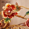 【样品清仓特惠4折，仅2件，无货退款】罗比罗丹富贵吉祥扇形摆件创意珐琅彩玄关家居饰品乔迁礼物摆件（富贵吉祥）A 商品缩略图4
