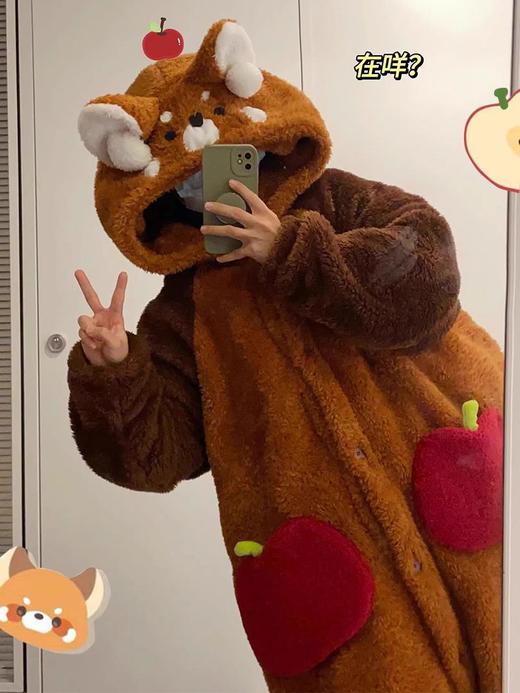 【冬季珊瑚绒睡衣】加厚加绒 冬天睡袍长款 学生闺蜜法兰绒浴袍 家居服  商品图2