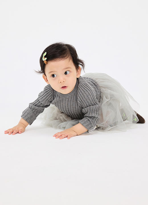 jnby  25年春款   长袖毛衫连衣裙  YP1G10040 商品图4