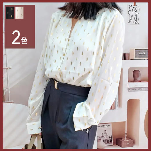 馥迦气质轻奢高级感衬衫 商品图0