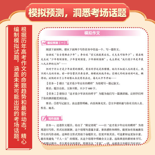 大语文·【中考作文】【 高中作文】超级素材600套 涵盖必考话题真题作文解析 商品图4