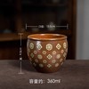 本土斋 青瓷草木灰水盂 宝相花刻绘手工建水功夫茶具废水周边配件 宝相水盂360ML【不支持补差，非质量问题不退不换】S 商品缩略图0