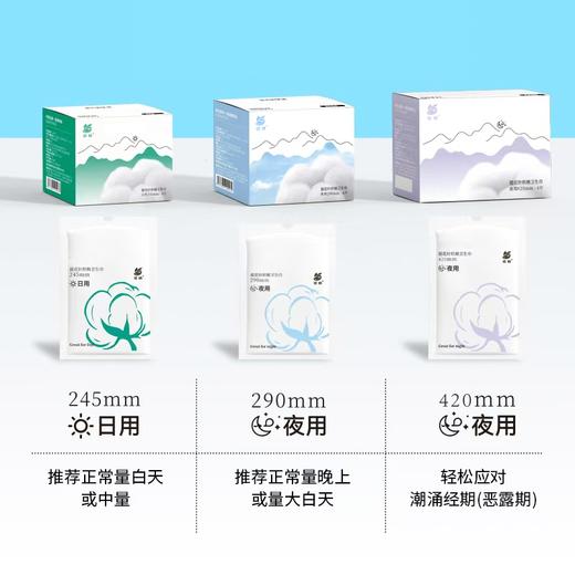 【下单两件立减10元】全新透气悬浮芯卫生巾 超薄透气不侧漏 日用夜用组合装 7秒瞬吸不反渗 纯棉姨妈巾无荧光剂无增白剂 商品图1
