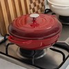 Larder&Vine铸铁珐琅锅|美食博主人手一个，煎炸焖炖香嫩入味 商品缩略图3