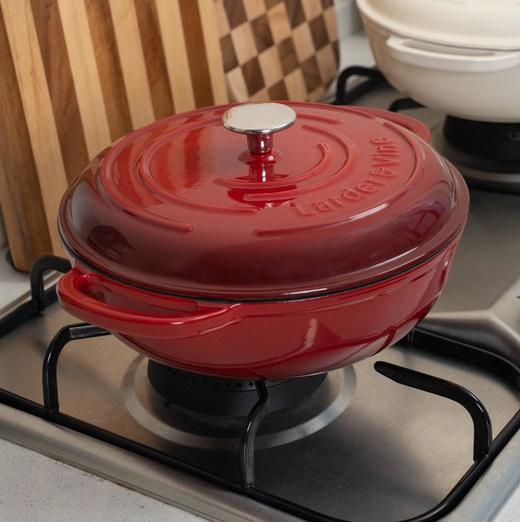 Larder&Vine铸铁珐琅锅|美食博主人手一个，煎炸焖炖香嫩入味 商品图3