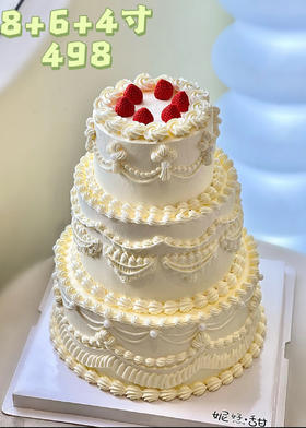 经典复古裱花蛋糕