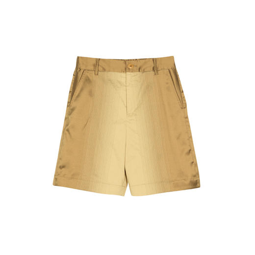 谜底短裤女士2025春季新品通勤风高腰百搭拼接直筒短裤251MK0106 商品图4