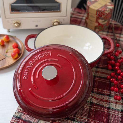 Larder&Vine铸铁珐琅锅|美食博主人手一个，煎炸焖炖香嫩入味 商品图2