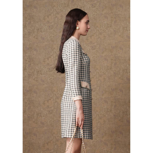 乔万尼秋冬新款针织连衣裙小香风千金感ET4E821 商品图2