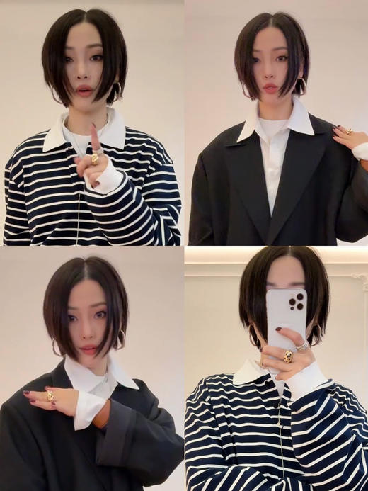 HIDEMI 简约不规则圆弧形耳环 商品图1