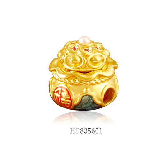 钱袋子转运珠 国潮黄金足金新中式转运珠女士礼物MEMORA诗普琳HP835601、HP835501 商品图8